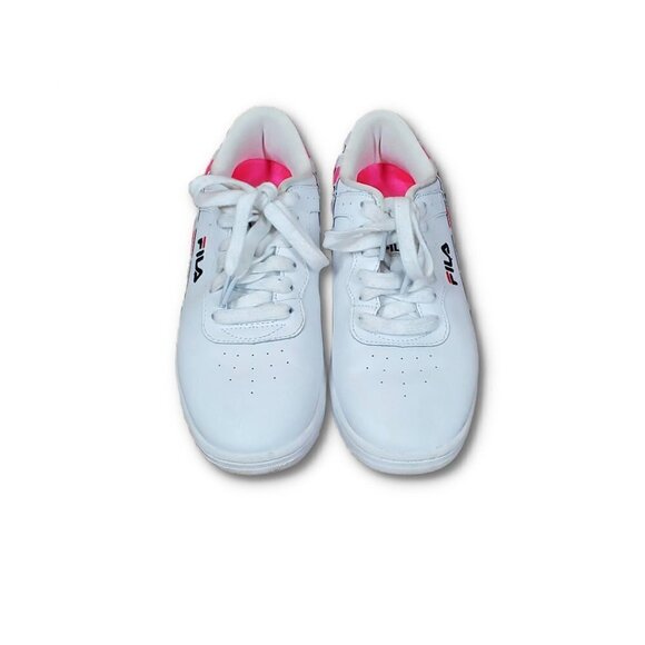 ❤️Fila Original Fitness Tape Retro White And Pink Shoe Sneakers - Picture 4 of 8